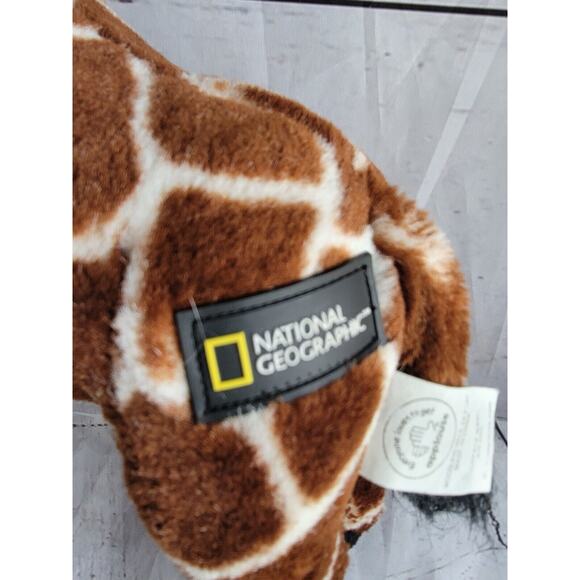 National Geographic realistic Giraffe Stuffed Animal plush 14inches Tall - Picture 2 of 12